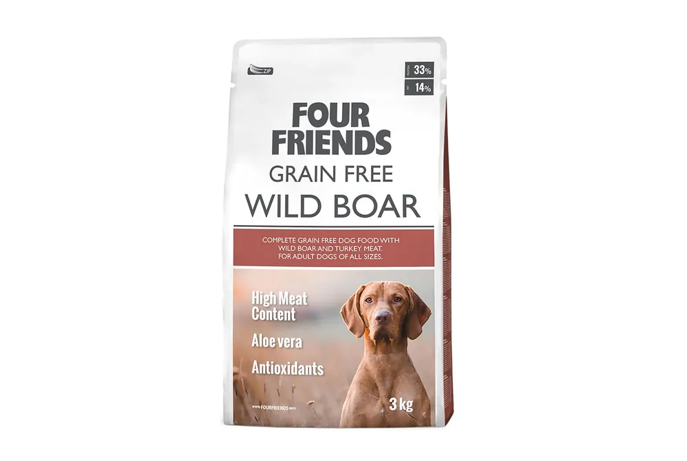 FourFriends Dog Grain Free Wild Boar 3 kg | Missa inte