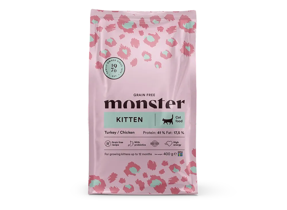 Monster Cat Grain Free Kitten 400 g - Rabatt