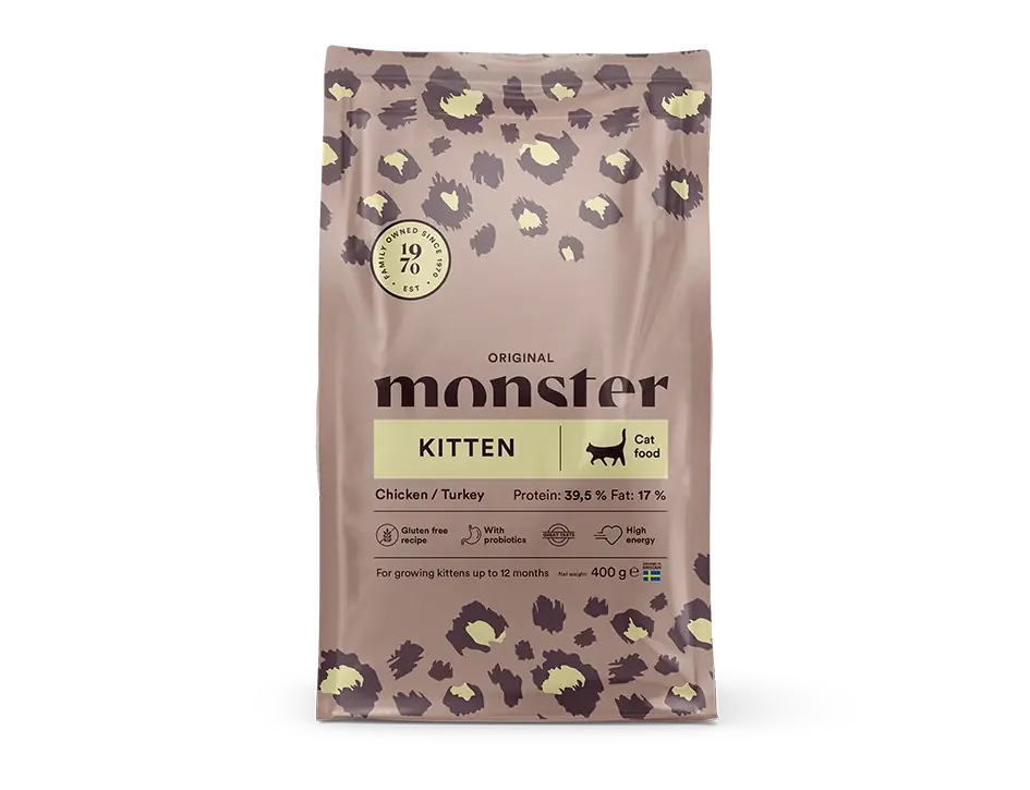 Monster Cat Original Kitten 400 g | Tidsbegränsat erbjudande