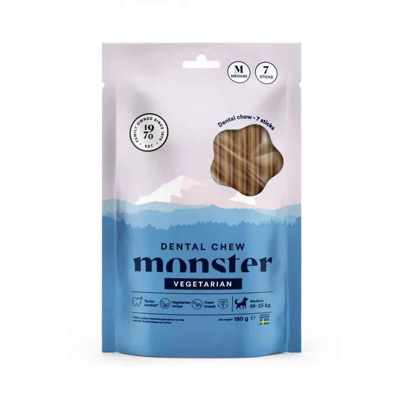 Reapris - Monster Dog Dental Chew Veg. M Week (7st) 180 g