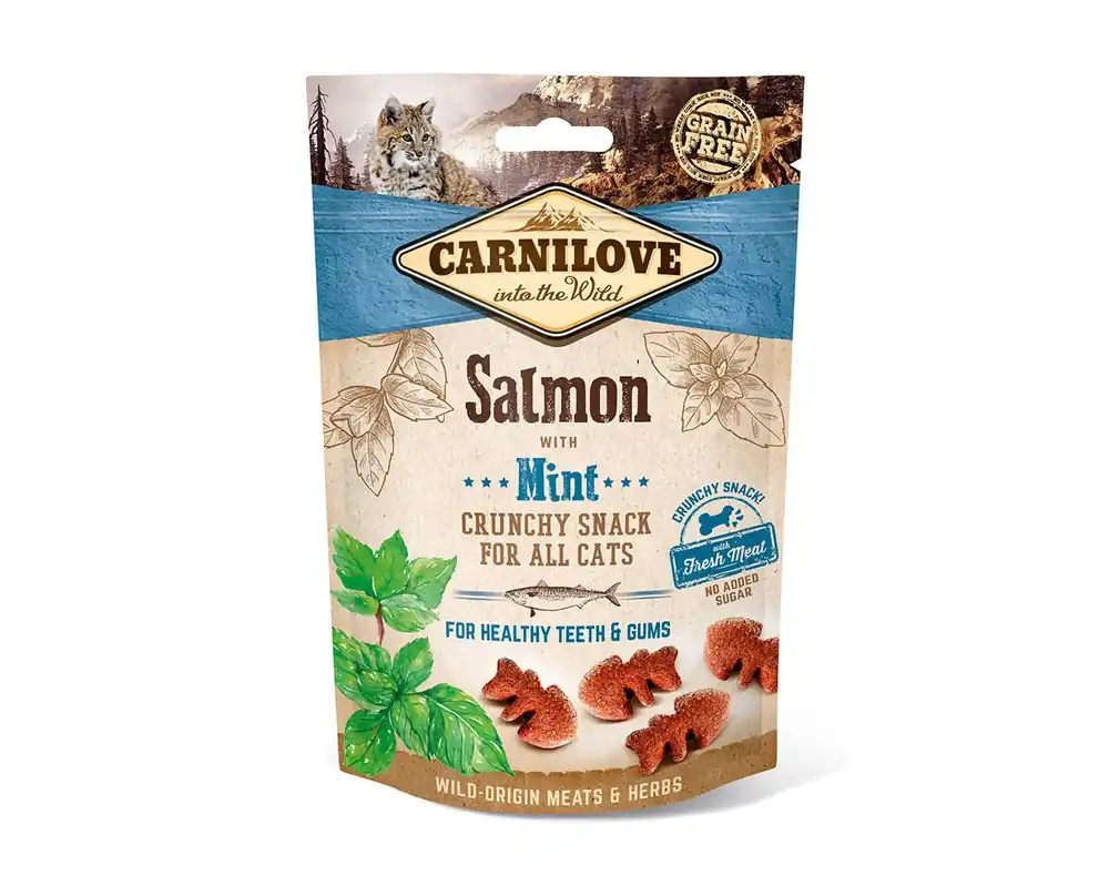 Bästa pris | Carnilove Cat Crunchy Snack Lax & Mint 50 g