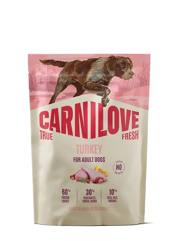 Kanonerbjudande | Carnilove True Fresh Turkey for Adult Dogs of All Breeds