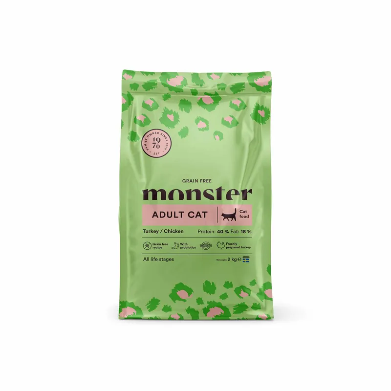 Bra pris just nu | Monster Cat Grain Free Adult 2kg
