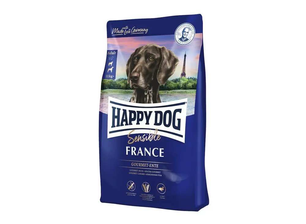 Handla säkert | HappyDog Sensible France Grain Free 300g