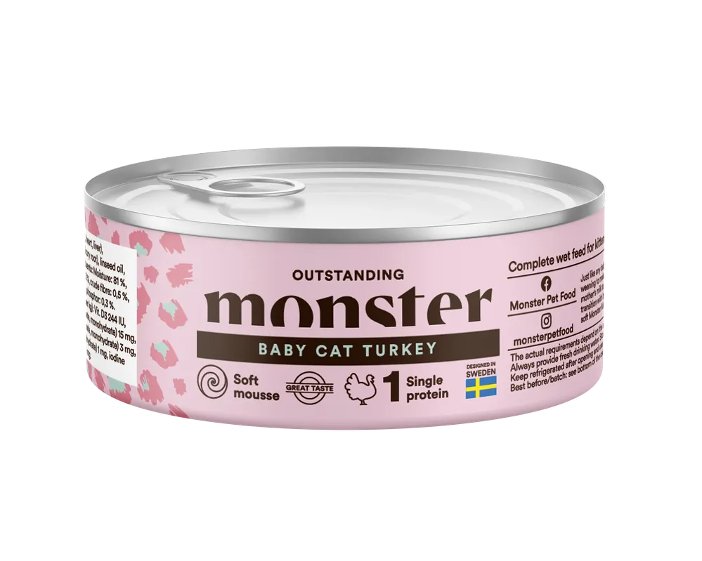 Reapris - Monster Cat Baby Mousse Burk 100g