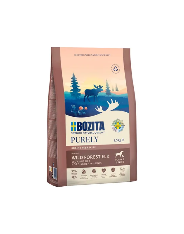 Fabrikspris - Bozita Purely Puppy & Junior 2,5 kg