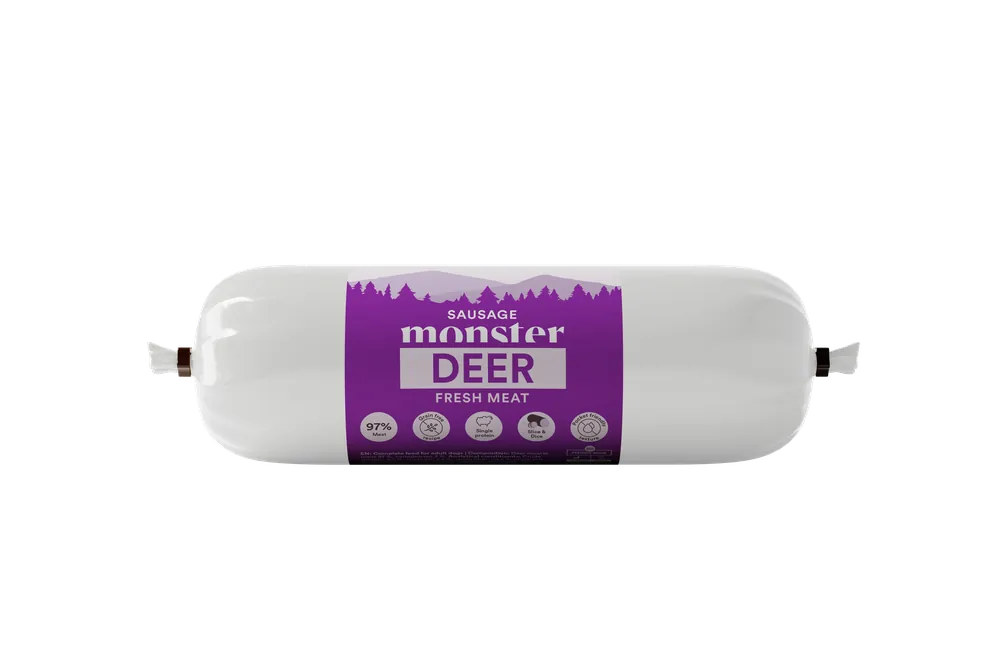 Rea | Monster Dog Sausage Deer 400 g