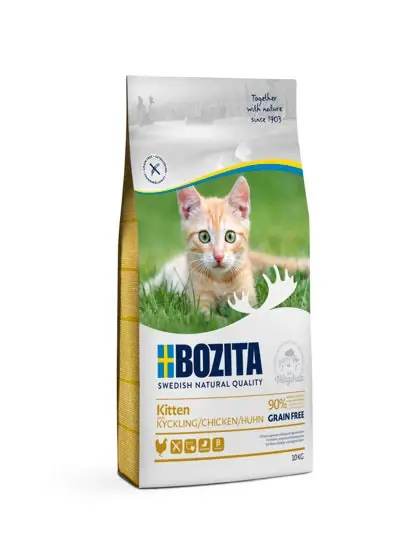 Bozita Kitten Grain Free Chicken 400 g | Nyinkommet