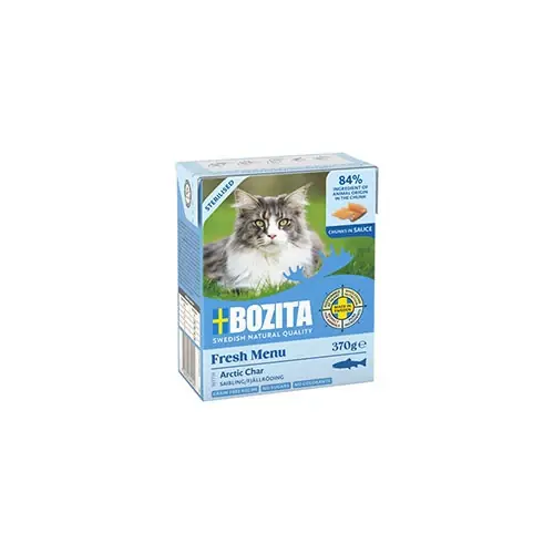 Prissänkt - Bozita Katt Sterilised Tetra Bitar i sås med Röding 370 g