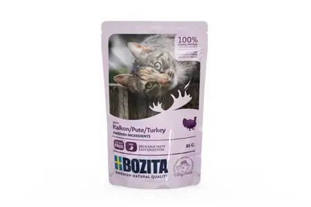 Storsäljare - Bozita Katt Kalkon bitar i sås 85 g
