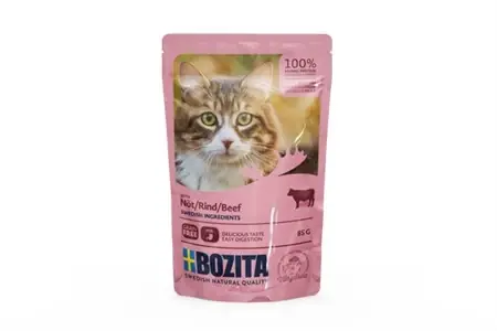 Bozita Katt Nötkött bitar i sås 85 g | Outlet
