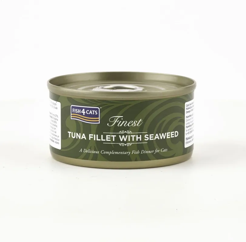 Fish4Cats Wet Tuna & Seaweed 70 g | Endast denna vecka