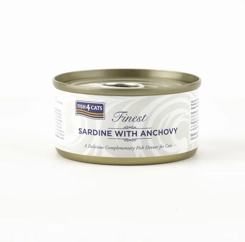 Fish4Cats Wet Sardine & Anchovy 70 g - Beställ direkt