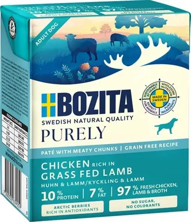 Skynda dig | Bozita Purely Tetra Paté Chicken/Lamb 370 g