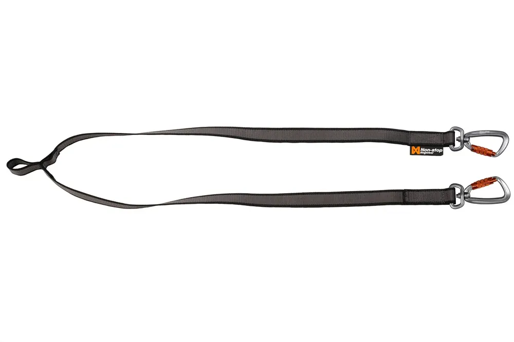 Non-stop dogwear Touring double leash - Mycket efterfrågad