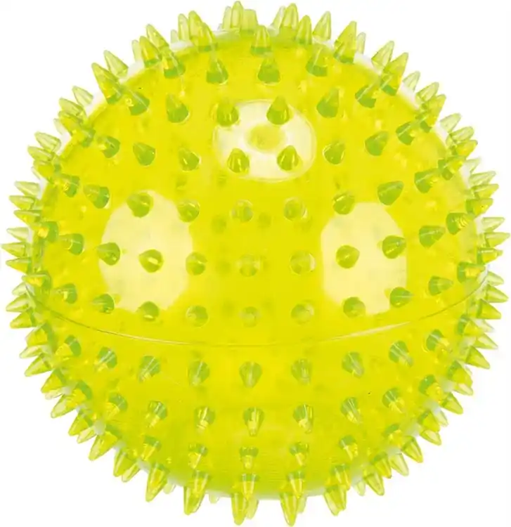 Igelkottsboll TPRgummi 12cm flytande, Lime - Få kvar i lager