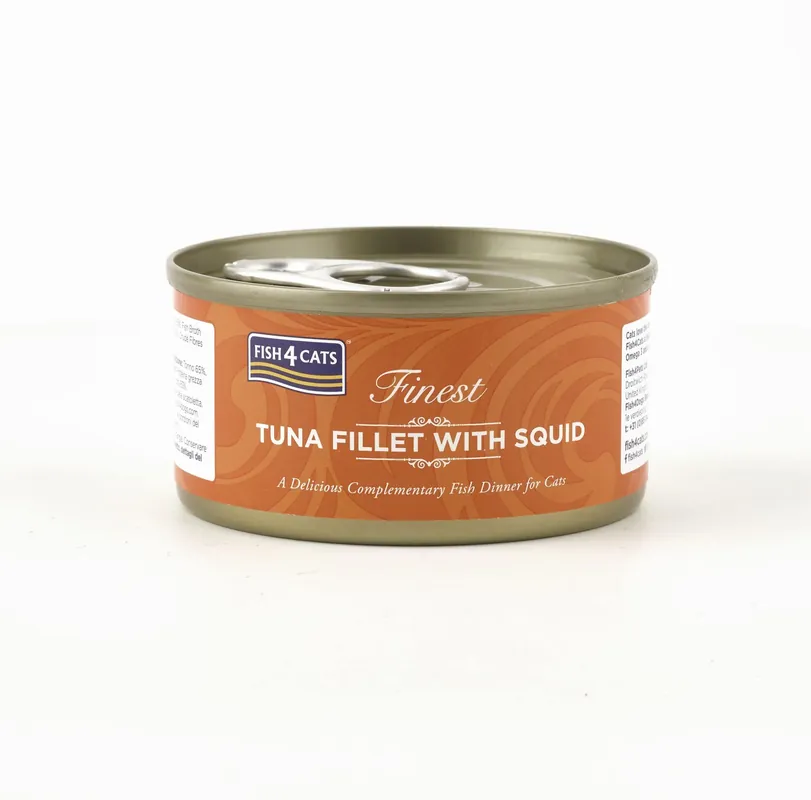 Hög kvalitet - Fish4Cats Wet Tuna & Squid 70 g
