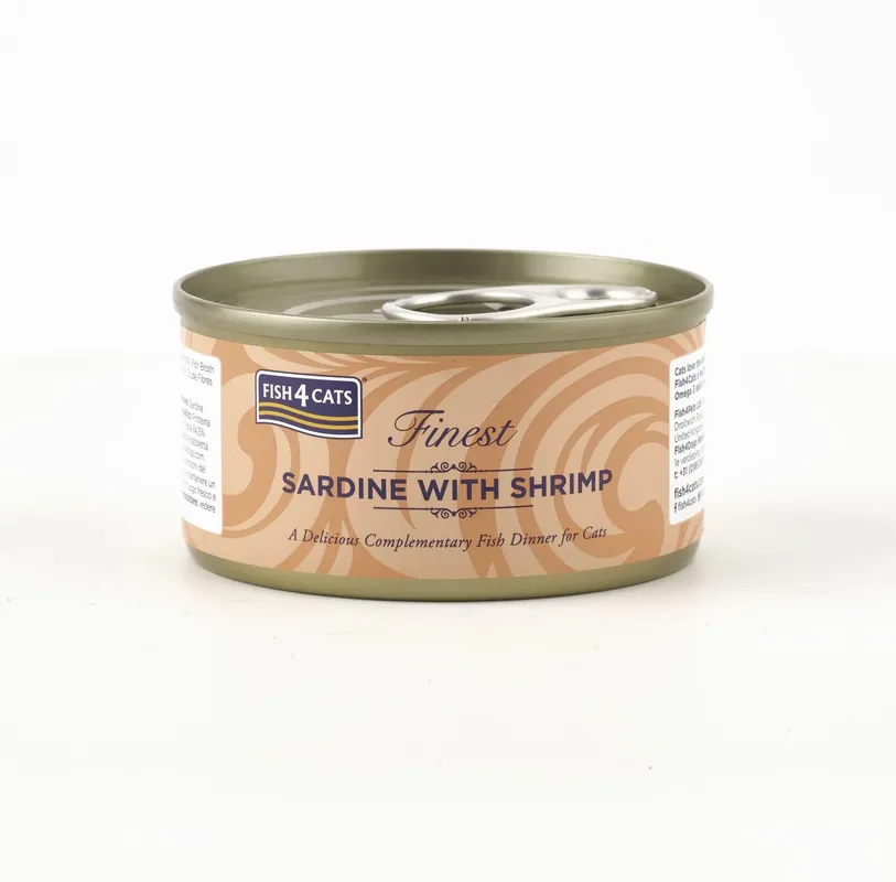 Begränsat lager - Fish4Cats Wet Sardine & Shrimp 70 g
